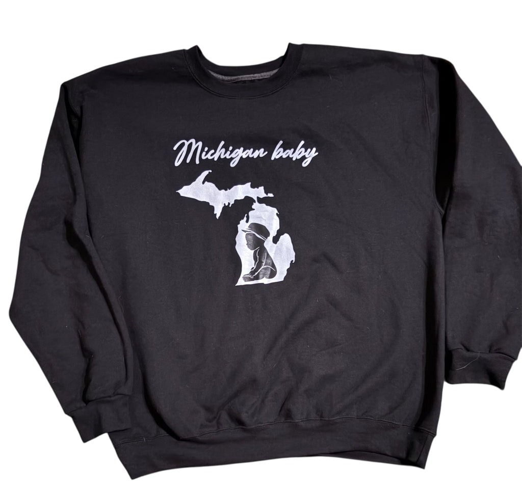 Michigan Baby Sweatshirt - 100% Cotton