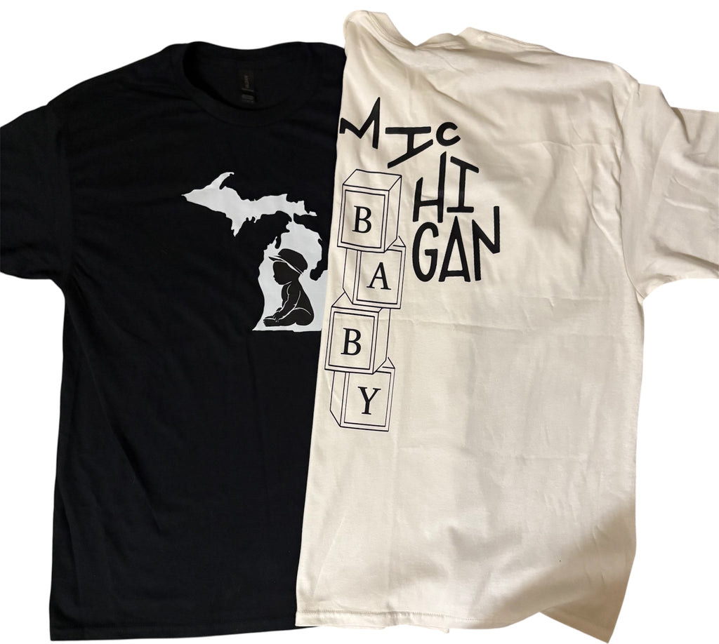 Michigan Baby Short Sleeve T-Shirt - 100% Cotton