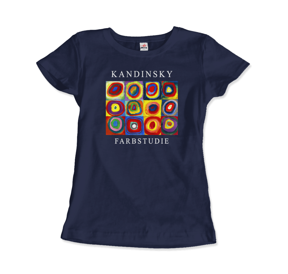 Kandinsky Farbstudie - Color Study, Squares with Concentric Circles, 1913 Artwork T-Shirt