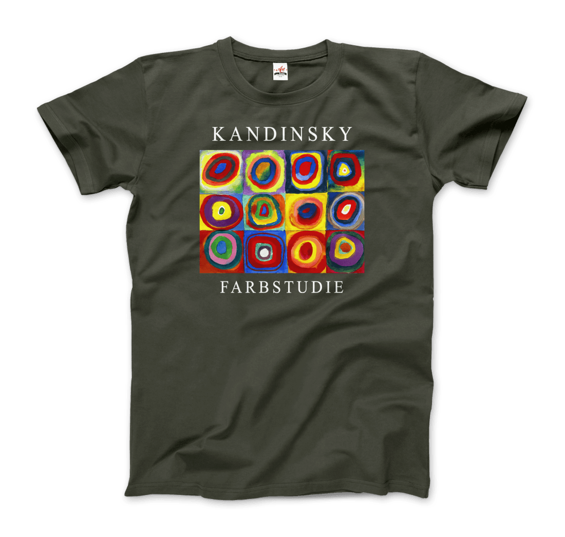 Kandinsky Farbstudie - Color Study, Squares with Concentric Circles, 1913 Artwork T-Shirt