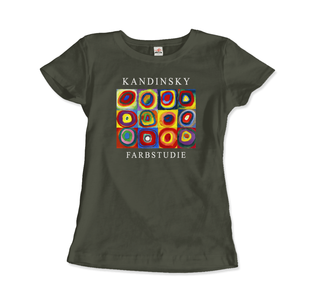 Kandinsky Farbstudie - Color Study, Squares with Concentric Circles, 1913 Artwork T-Shirt