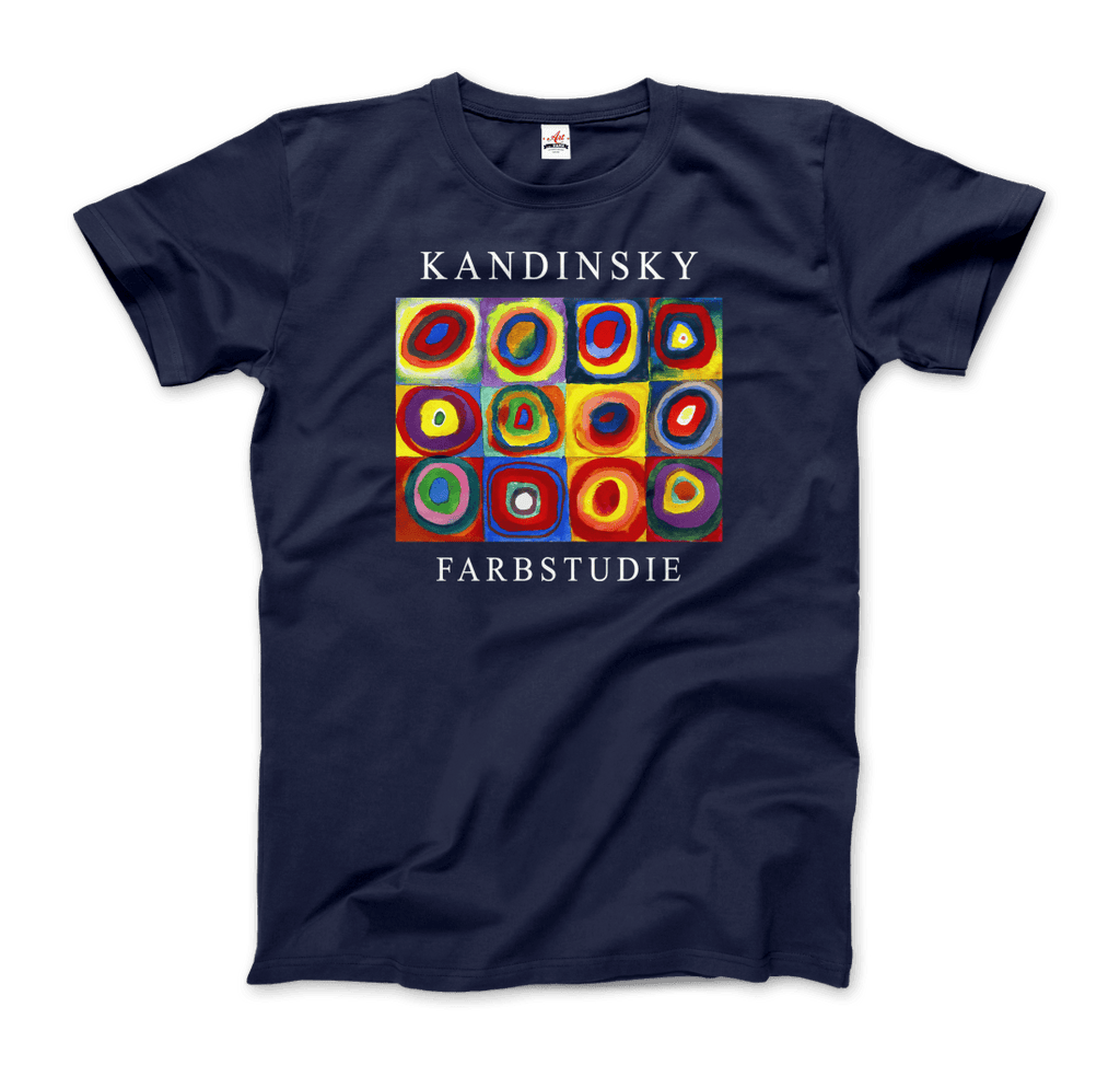 Kandinsky Farbstudie - Color Study, Squares with Concentric Circles, 1913 Artwork T-Shirt