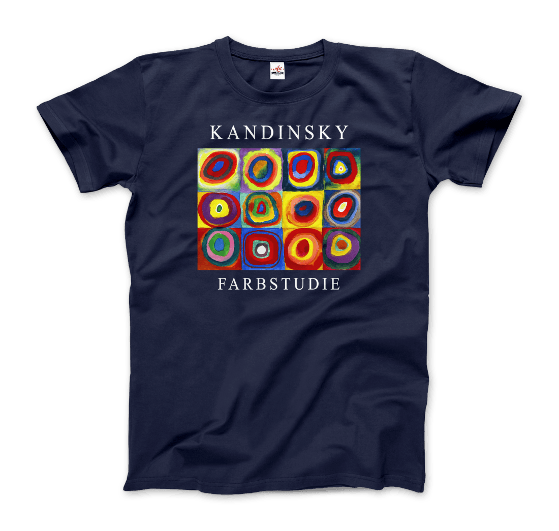 Kandinsky Farbstudie - Color Study, Squares with Concentric Circles, 1913 Artwork T-Shirt