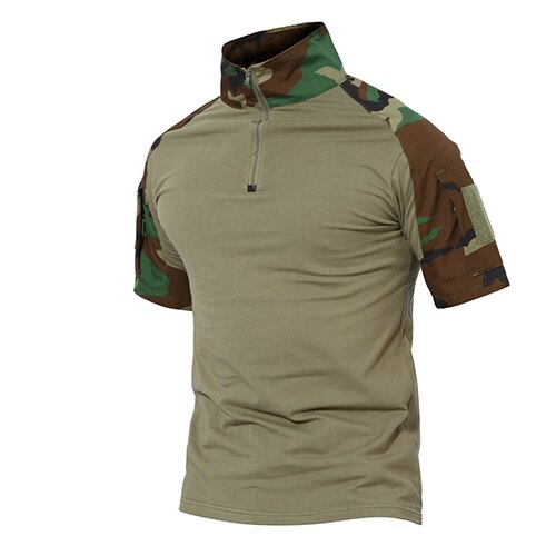 Men T-Shirts Multicam Camouflage Tactical T-Shirt Cotton Short Sleeve Top Tees Army Military Tee Shirts Paintball